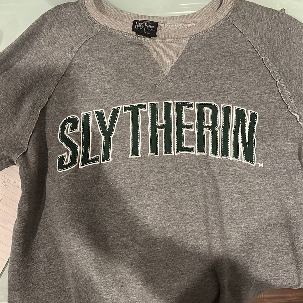 Gray Harry Potter “Slytherin” Pullover
